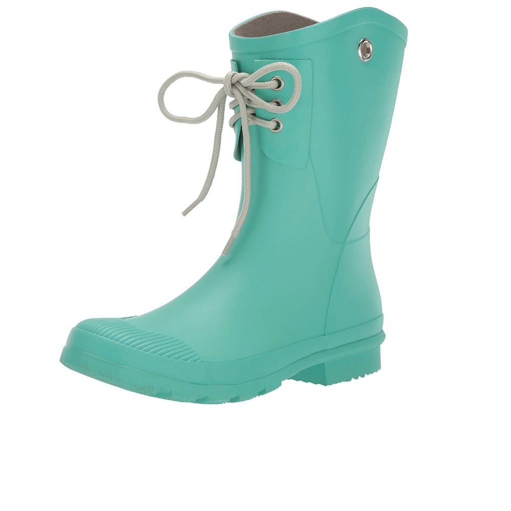 NOMAD MINT GREEN KELLY B RAIN BOOT, SZ 9